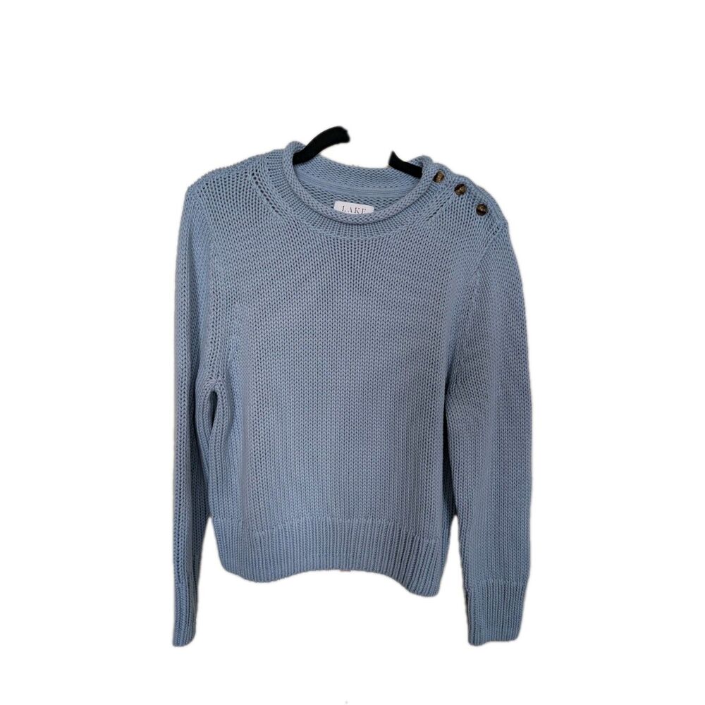 Lake Jane Sweater in Dusty Blue L - Picture 2 of 7